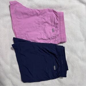 Columbia Women's Shorts - Pink and Navy